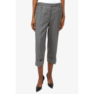 Thom Browne Grey Wool Capri Pants Size 2